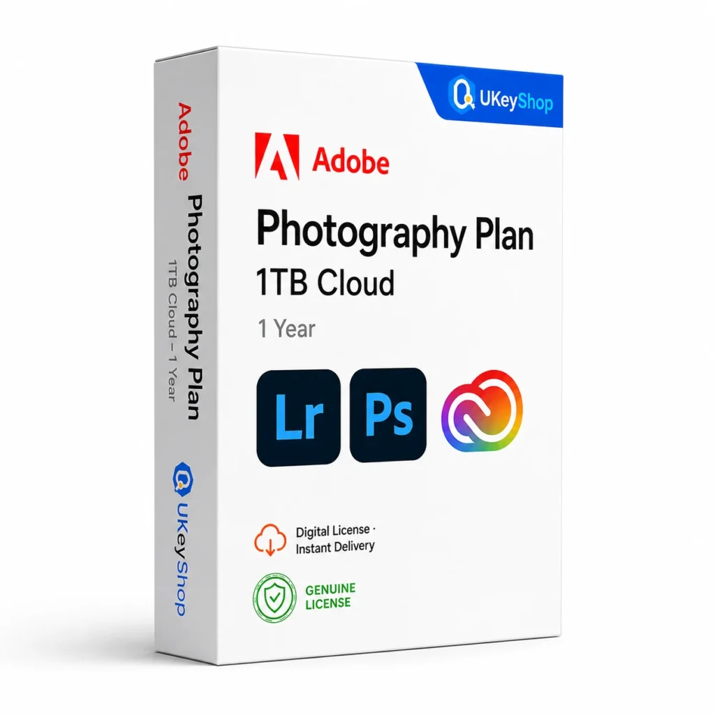 Adobe Photography Plan – 1TB Cloud (1 Year)