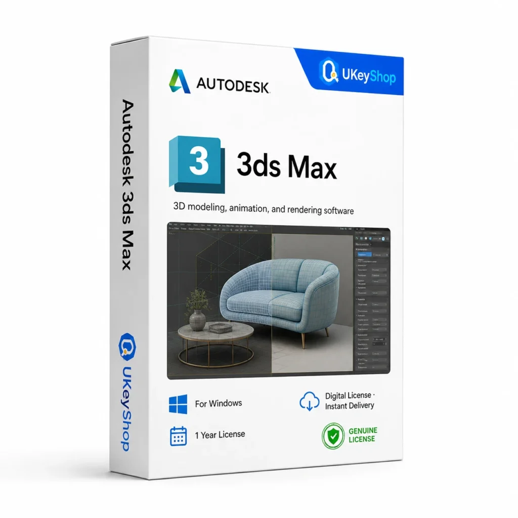 Autodesk 3ds Max (Windows, 1 Year)