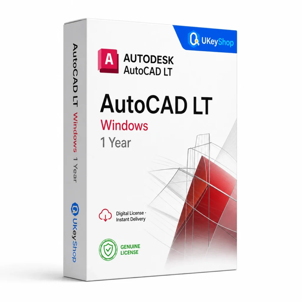 Autodesk AutoCAD LT (Windows, 1 Year)