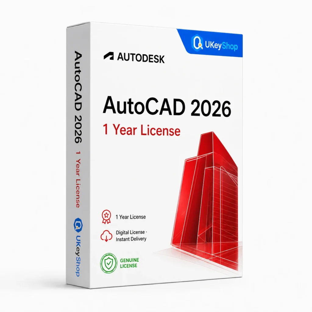 Autodesk AutoCAD (Windows, 1 Year)