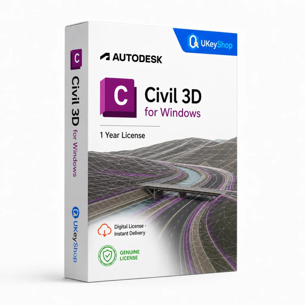 Autodesk Civil 3D (Windows, 1 Year)