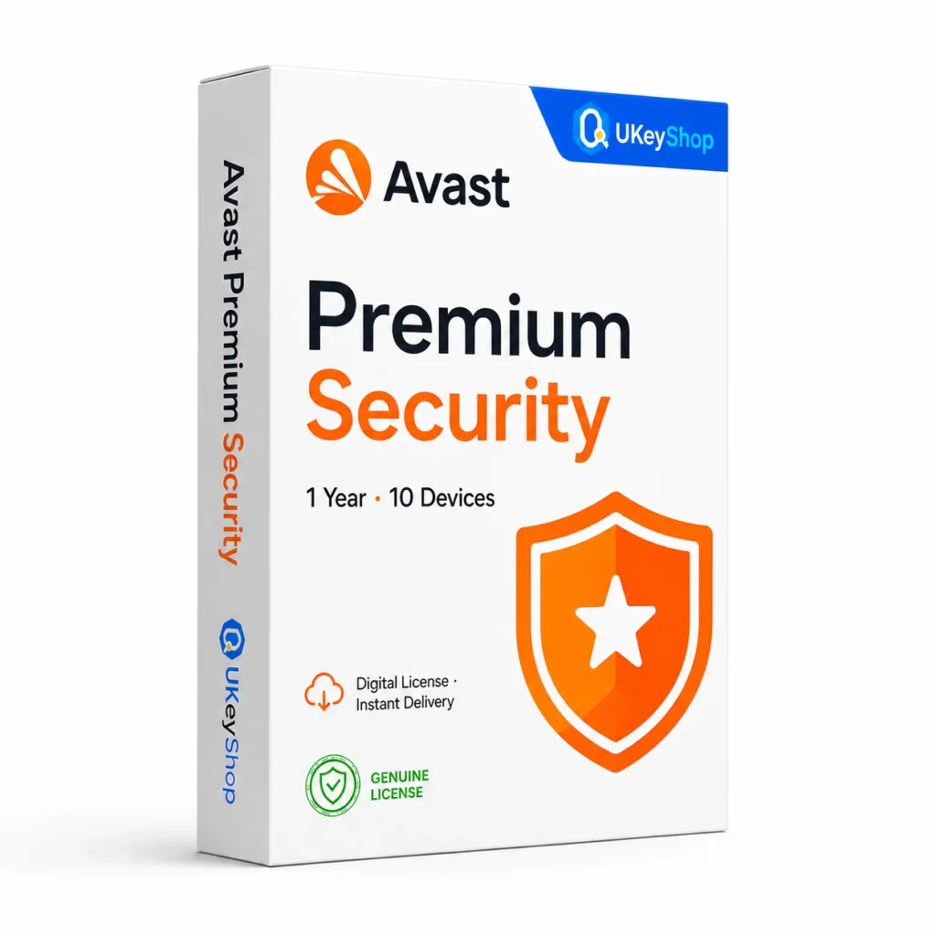 Avast Premium Security (1 Year, 10 Devices)