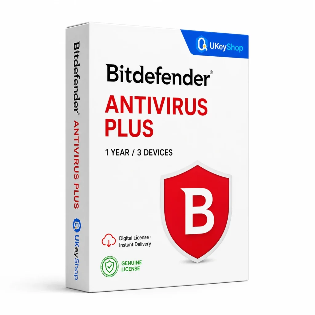 Bitdefender Antivirus Plus (1 Year, 3 Devices)