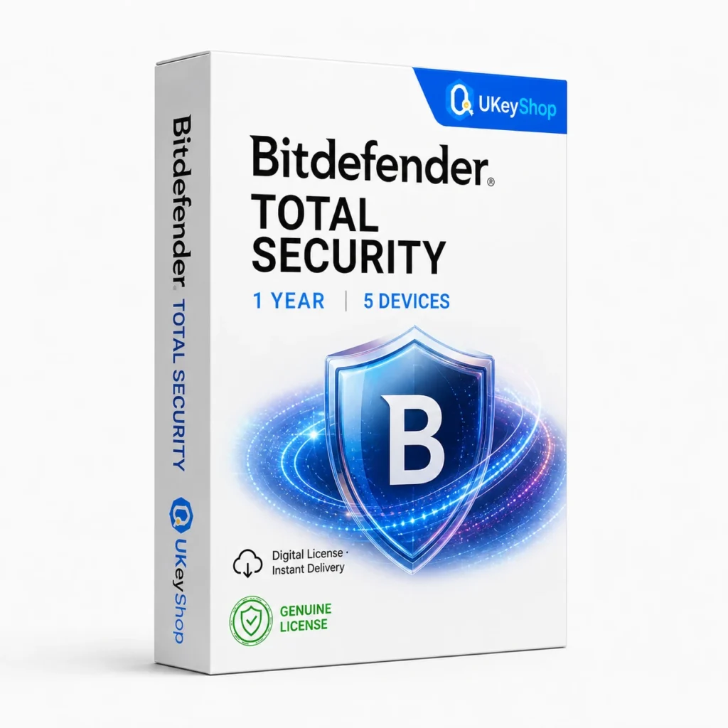 Bitdefender Total Security (1 Year, 5 Devices)