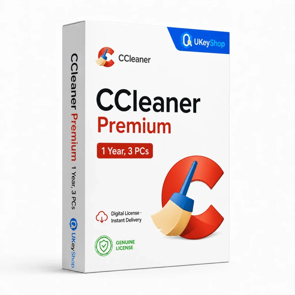 CCleaner Premium (1 Year, 3 PCs)