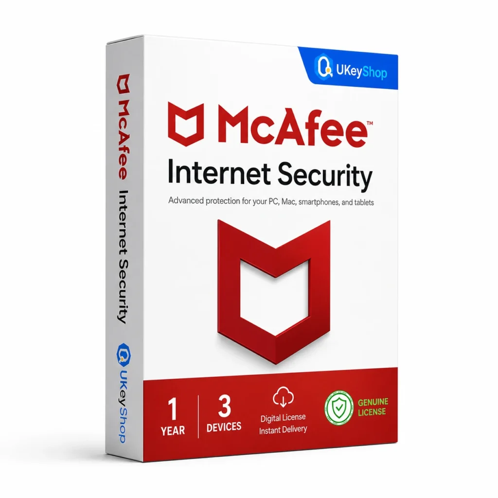 McAfee Internet Security (1 Year, 3 Devices)