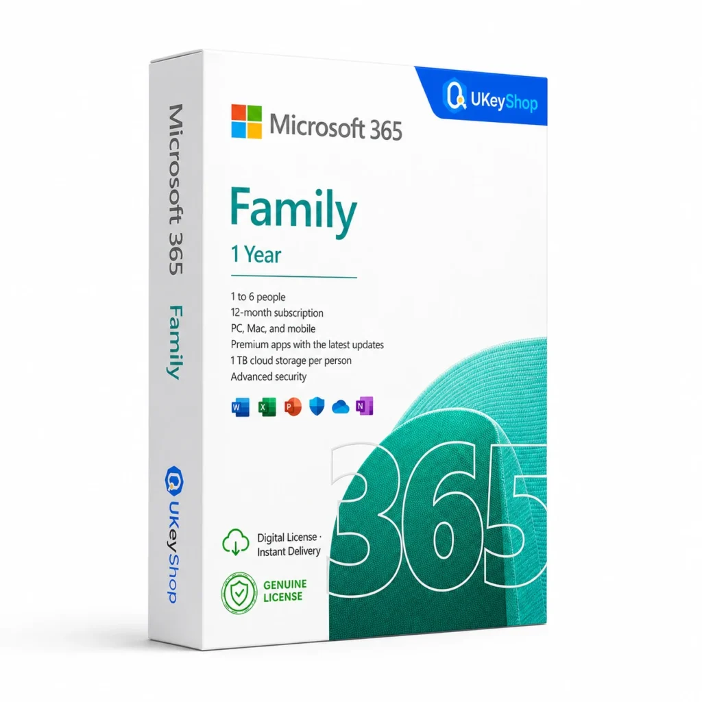 Microsoft 365 Family (1 Year)
