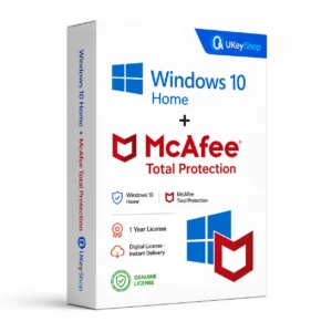 Windows 10 Home + McAfee Total Protection
