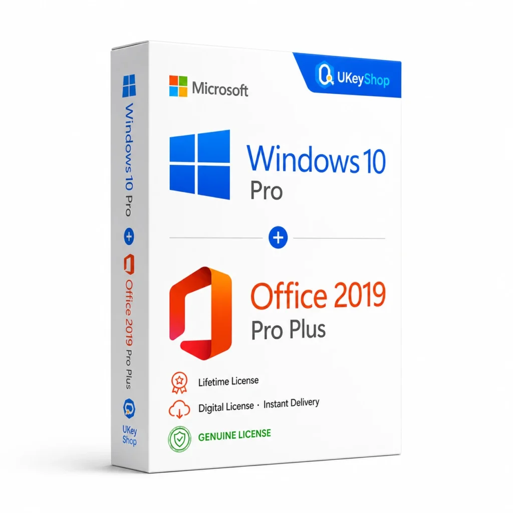 Windows 10 Pro + Office 2019 Pro Plus