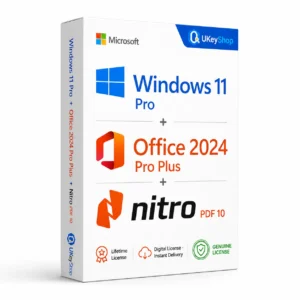 Windows 11 Pro + Office 2024 Pro Plus + Nitro PDF 10